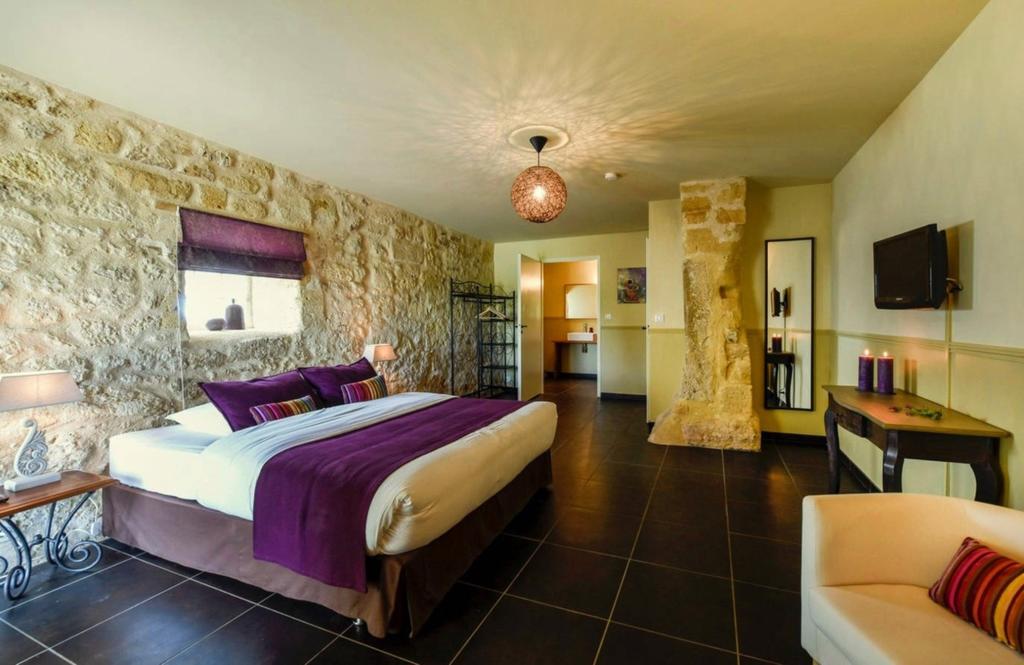 Bleu Raisin Bed & Breakfast Les Salles-de-Castillon Exterior foto