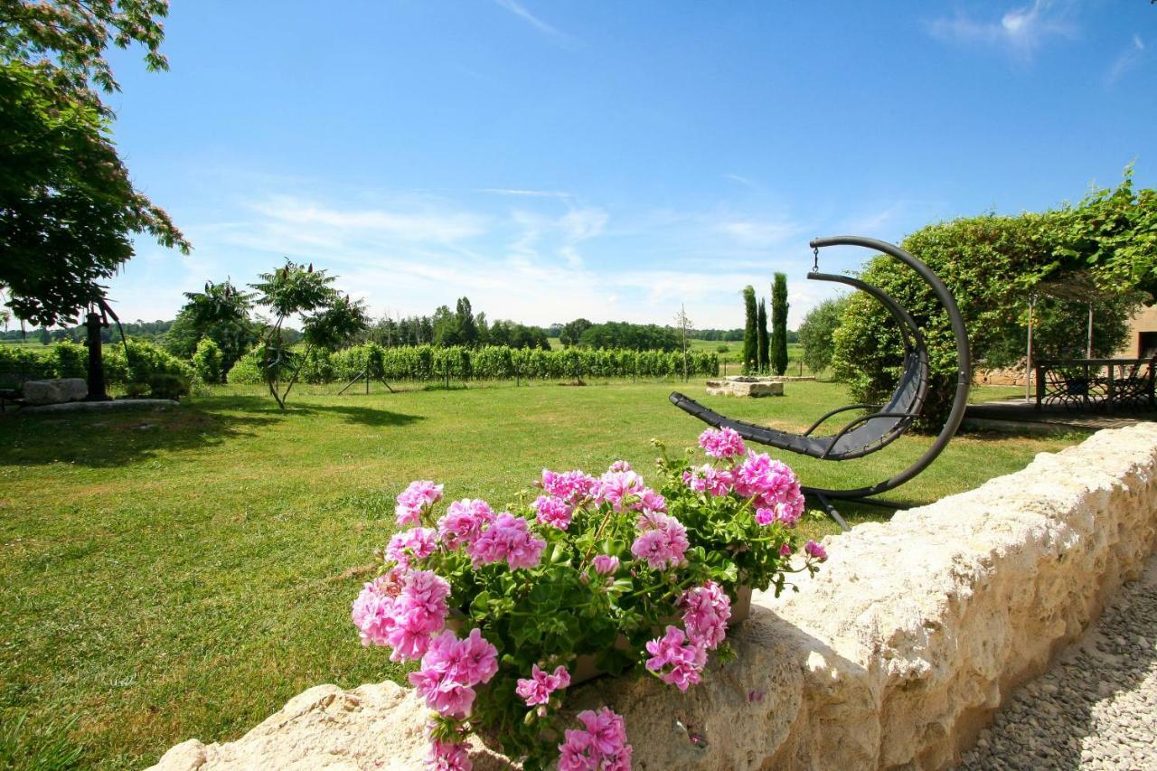 Bleu Raisin Bed & Breakfast Les Salles-de-Castillon Exterior foto
